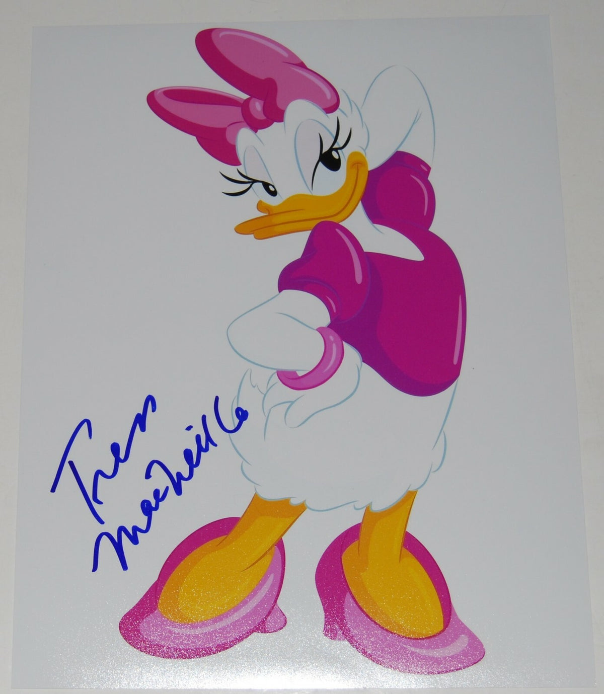 TRESS MACNEILLE signed (DAISY DUCK) *VOICE* Mickey Mouse 11x14 photo W/COA #2