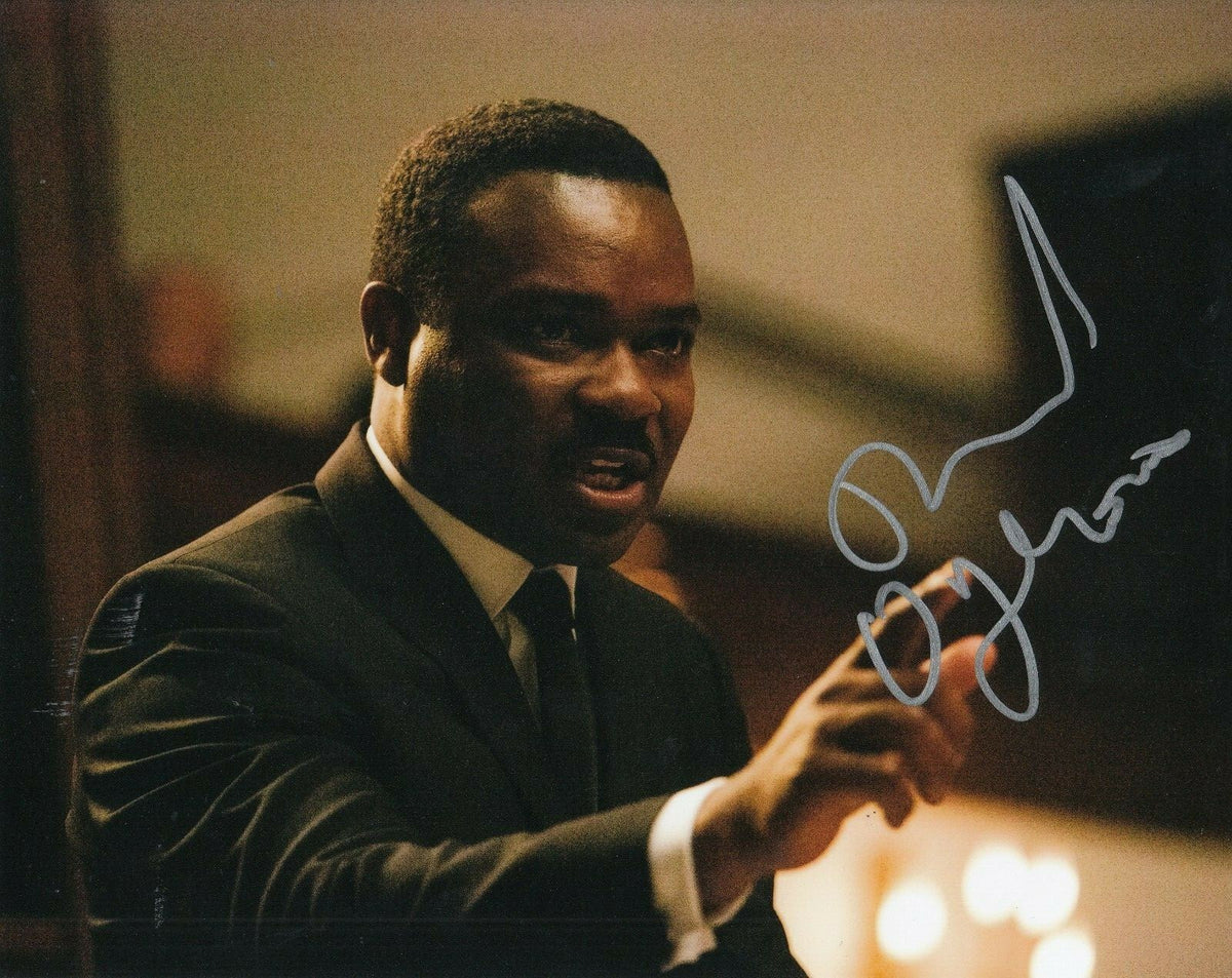 DAVID OYELOWO signed (SELMA) MOVIE 8X10 photo *Dr Martin Luther King* W/COA #4