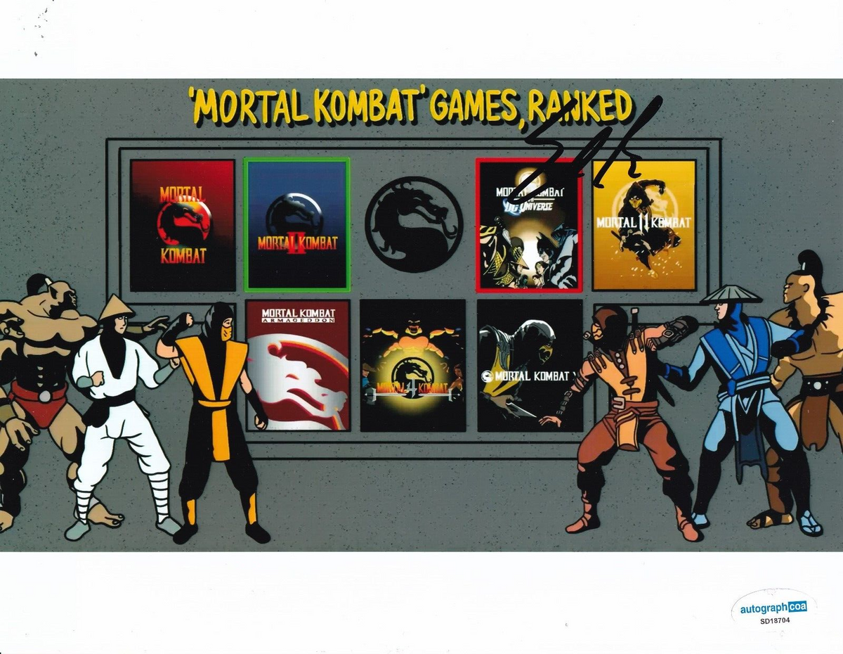 ED BOON signed (MORTAL KOMBAT) Video Game Creator 8X10 photo ACOA SD18704