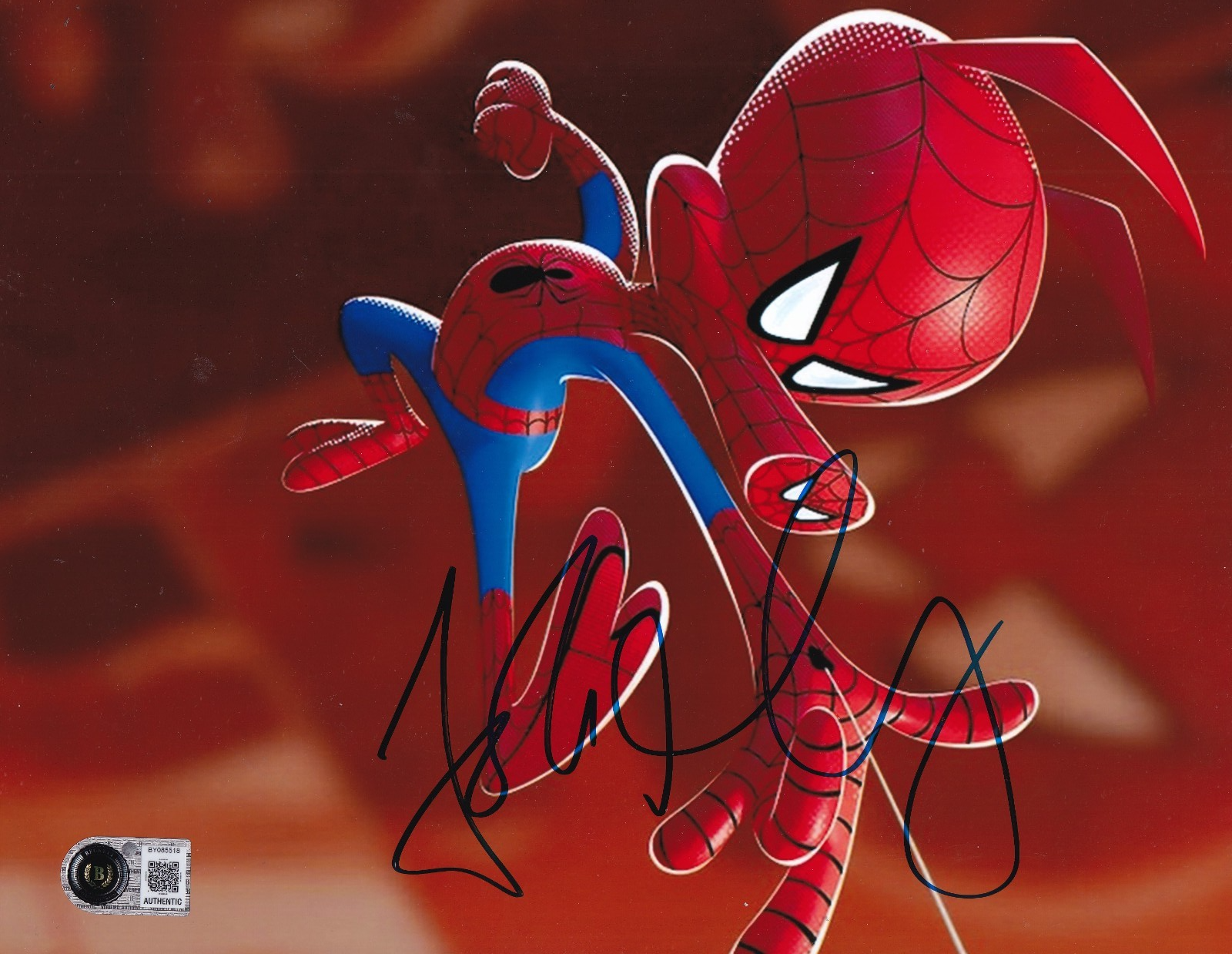 JOHN MULANEY signed (SPIDER MAN) Spider Ham 8X10 photo BECKETT BAS BY085518