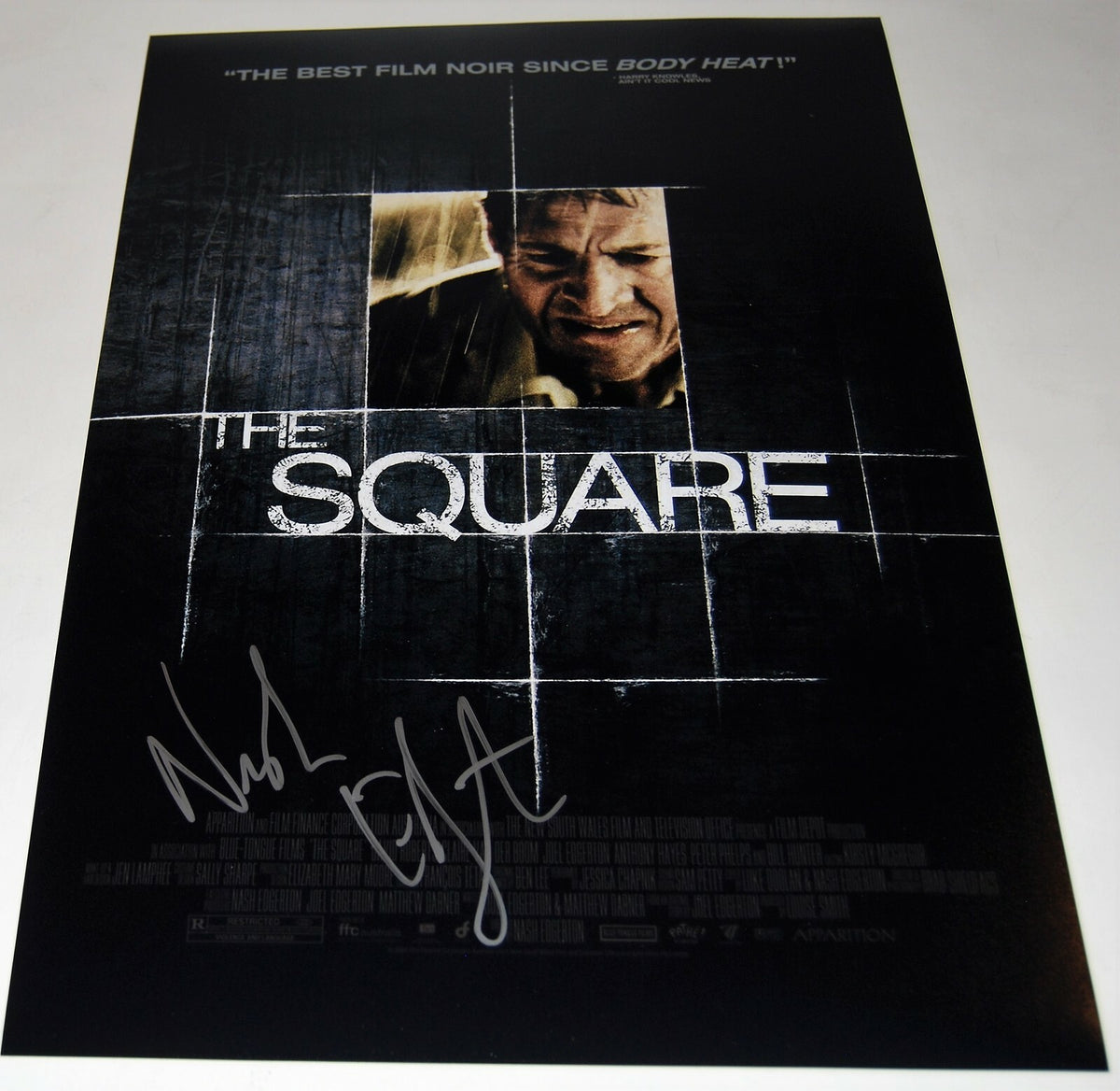 NASH EDGERTON signed (THE SQUARE) 12X18 movie poster photo *DIRECTOR* W/COA
