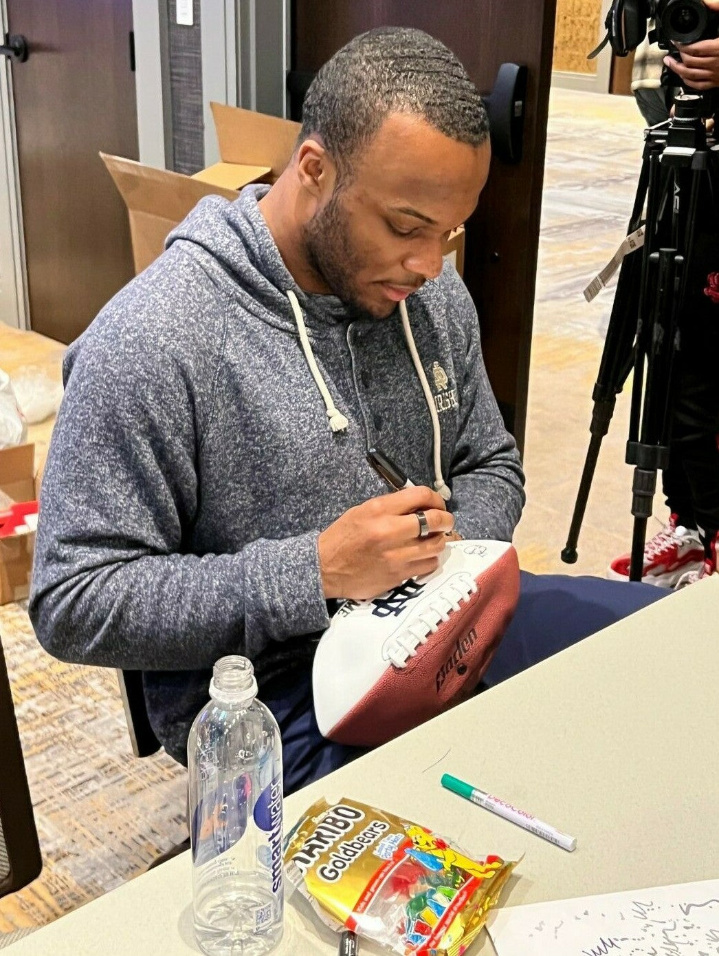 ISAIAH FOSKEY signed (NOTRE DAME FIGHTING IRISH) ND IS ND football JSA Witness