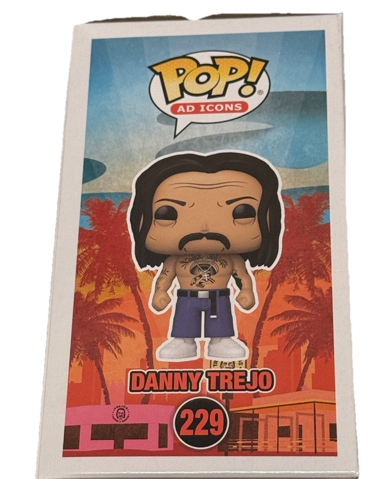DANNY TREJO signed (POP AD ICONS) autographed #229 Funko Pop BECKETT BAS BU41117