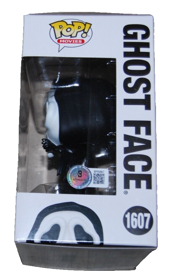 DERMOT MULRONEY signed (SCREAM) Ghost face #1607 Funko Pop BECKETT BAS BP89867