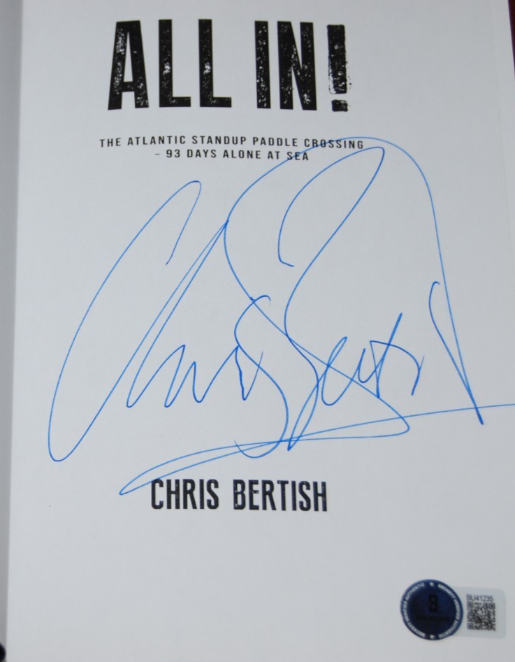 CHRIS BERTISH signed (ALL IN!) autographed paperback book BECKETT BU41235