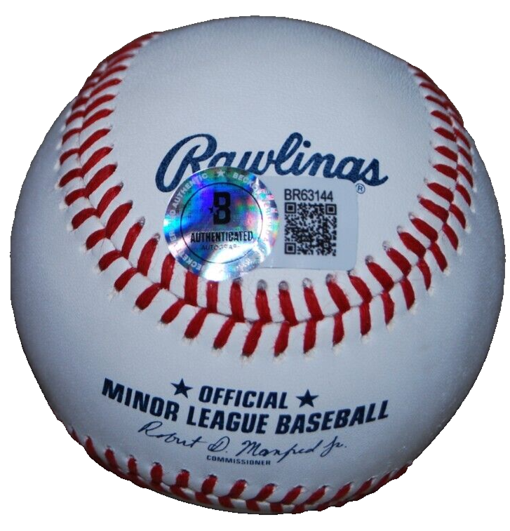 DREW THORPE signed (CHICAGO WHITE SOX) minor league ball BECKETT BAS BR63144