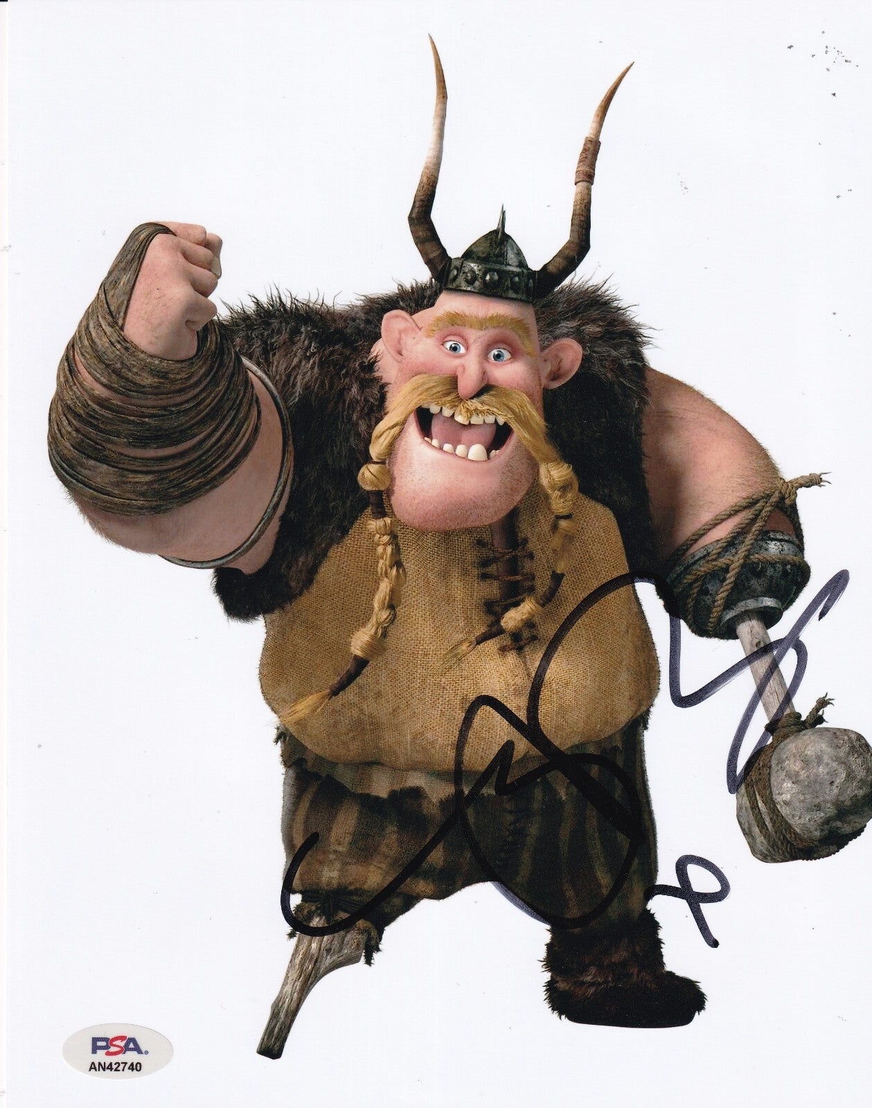 CRAIG FERGUSON signed (HOW TO TRAIN YOUR DRAGON) 8X10 photo PSA/DNA AN42740