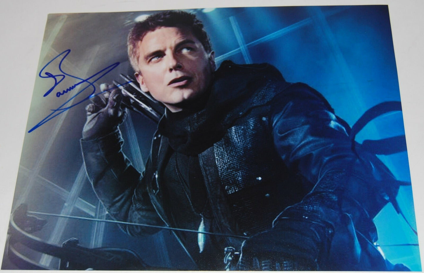 JOHN BARROWMAN signed (TORCHWOOD ARROW) 11X14 photo *PROOF* Malcolm W/COA #1