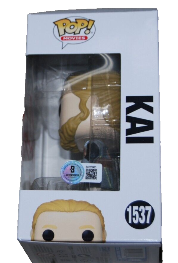 CHARLIE HUNNAM signed (REBEL MOON) Kai Funko pop #1537 BECKETT BAS BR25981