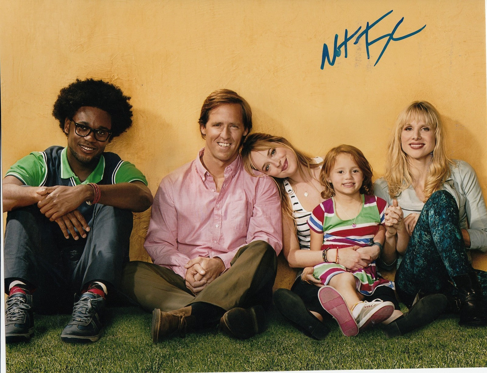 NAT FAXON signed *BEN AND KATE* 8X10 photo W/COA Tv Show Ben Fox