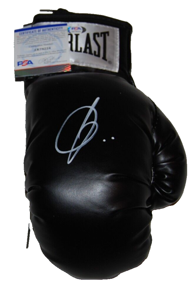 GEORGE KAMBOSOS JR signed (THE EMPEROR) Everlast Boxing glove PSA/DNA AK78224