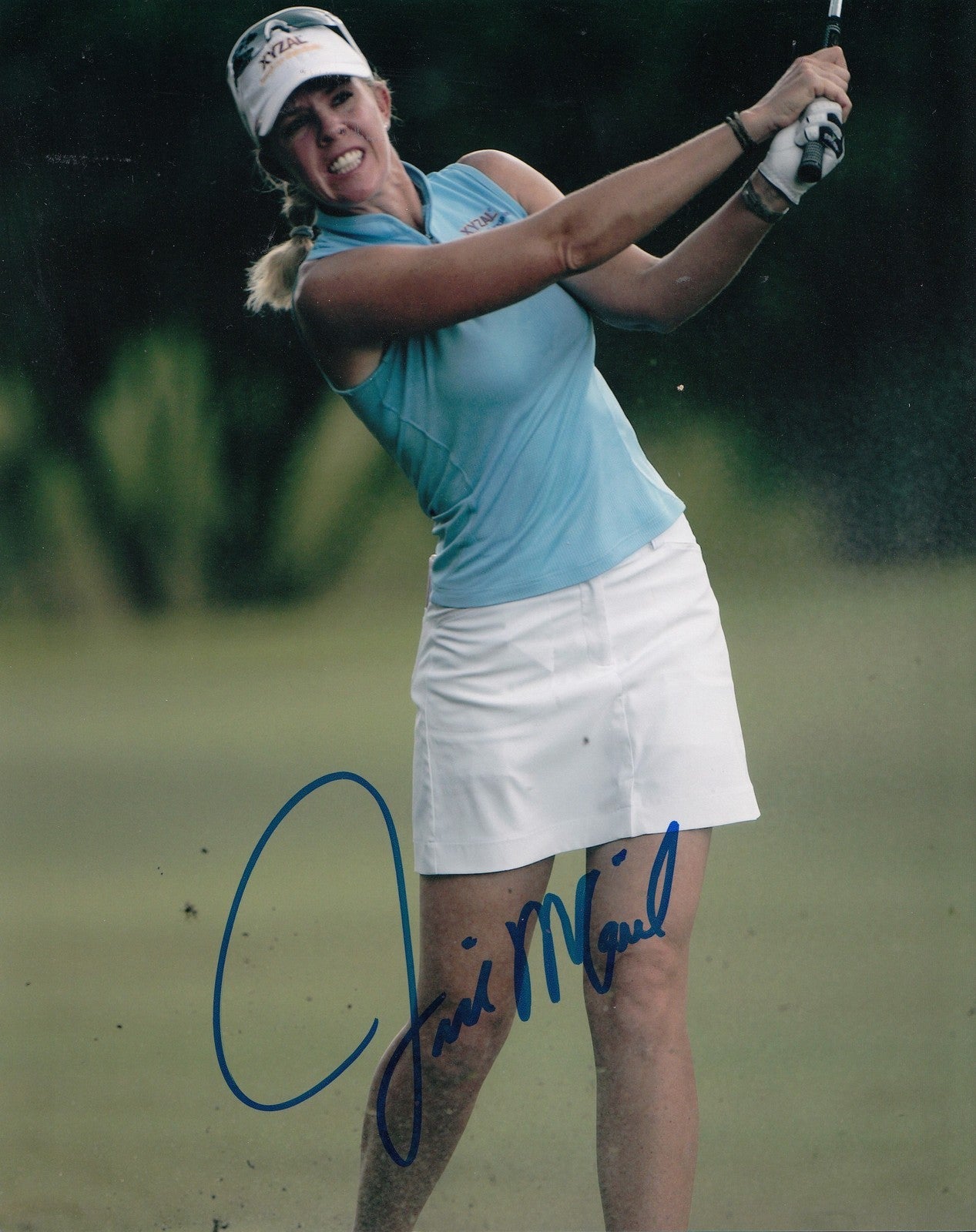 JILL MCGILL signed LPGA *WOMENS* GOLF 8X10 photo W/COA LEXUS CUP