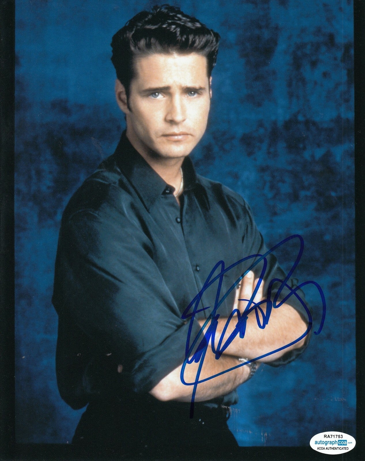 JASON PRIESTLEY signed (BEVERLY HILLS 90210) 8X10 photo Brandon BH90210 ACOA #2
