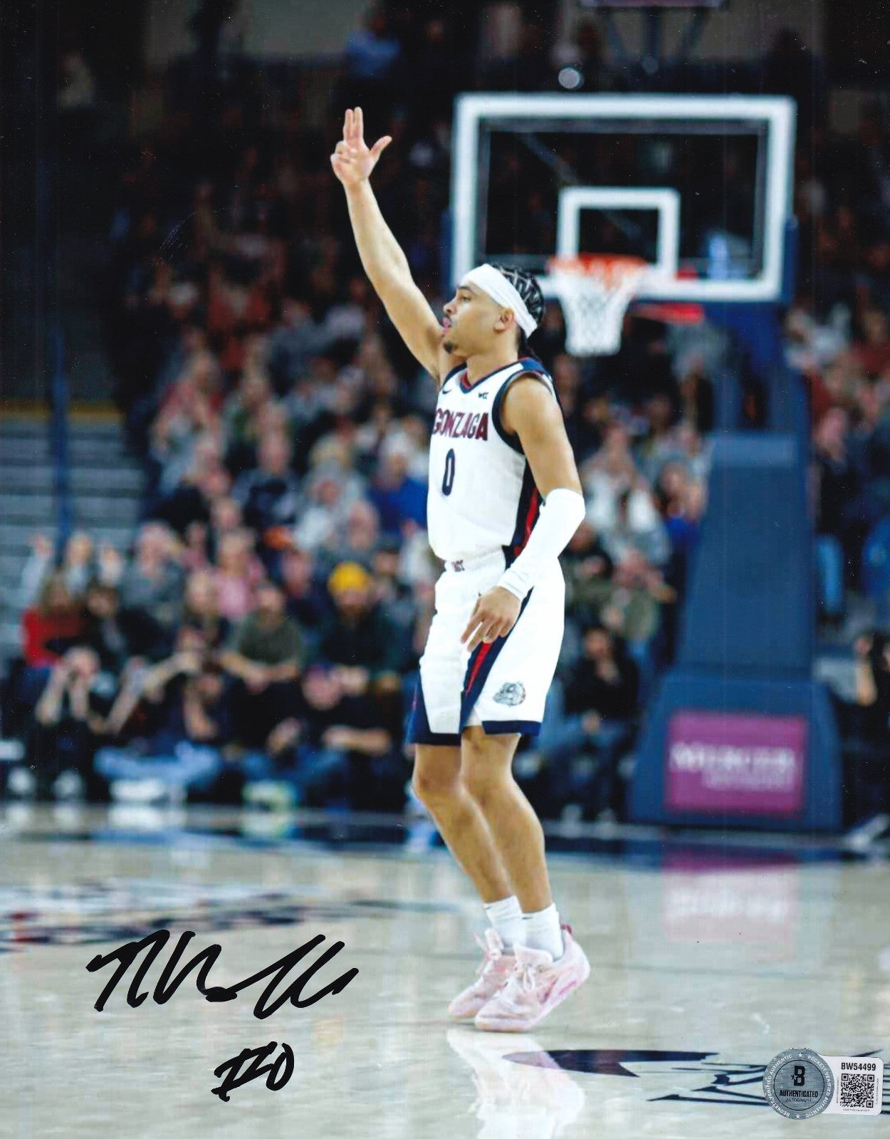 RYAN NEMBHARD signed (GONZAGA BULLDOGS) basketball 8X10 photo BECKETT BW54499