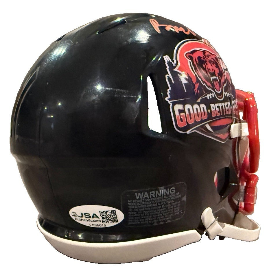 ROME ODUNZE signed (CHICAGO BEARS) Good Better Best Mini helmet JSA CR86615