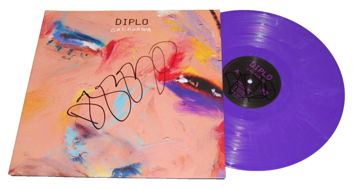 DIPLO signed (CALIFORINIA) Wish Vinyl Record Album LP BECKETT BAS BN71180