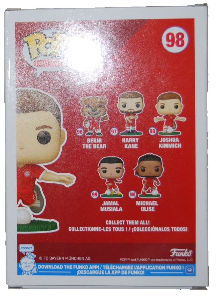 JOSHUA KIMMICH signed (BAYERN MUNCHEN) #98 Soccer Funko Pop BECKETT BY085883