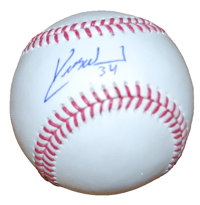KERRY WOOD signed (CHICAGO CUBS) OML Major League baseball BECKETT BAS BW61616