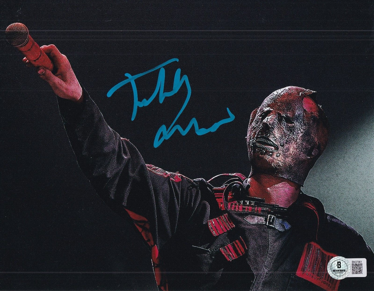 MICHAEL PFAFF signed (SLIPKNOT) Tortilla Man music 8X10 photo BECKETT BN37961