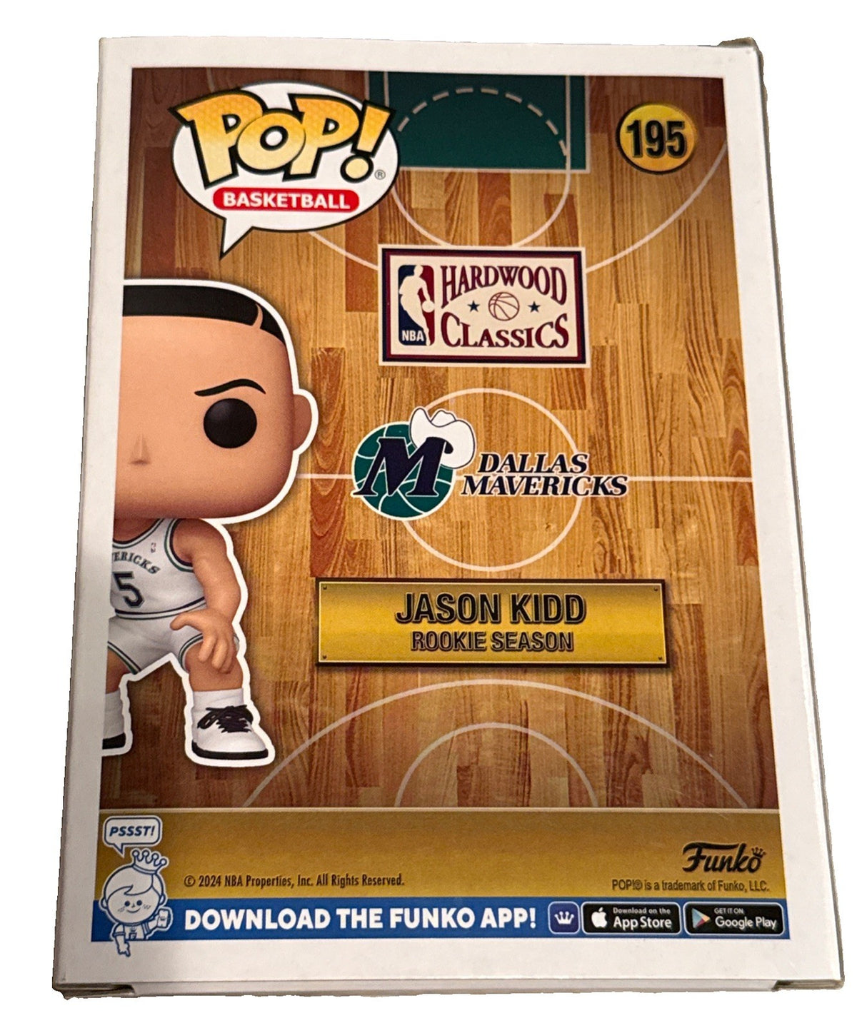 JASON KIDD signed (DALLAS MAVERICKS) Basketball Funko Pop #195 BECKETT BW54421