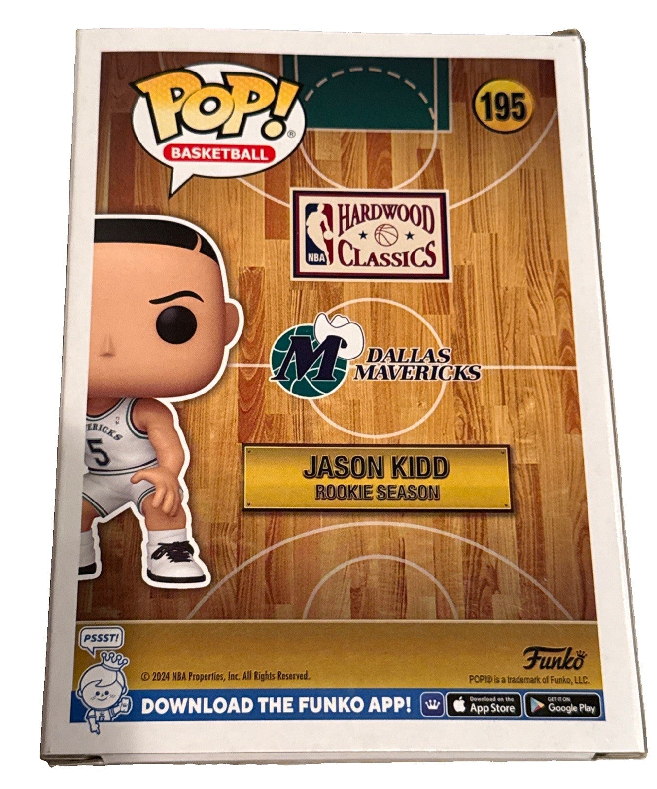 JASON KIDD signed (DALLAS MAVERICKS) Basketball Funko Pop #195 BECKETT BW54421