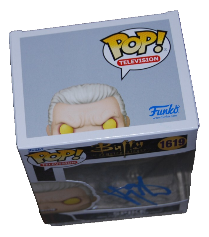 JAMES MARSTERS signed (BUFFY THE VAMPIRE) Spike Funko pop #1619 BECKETT BQ83852