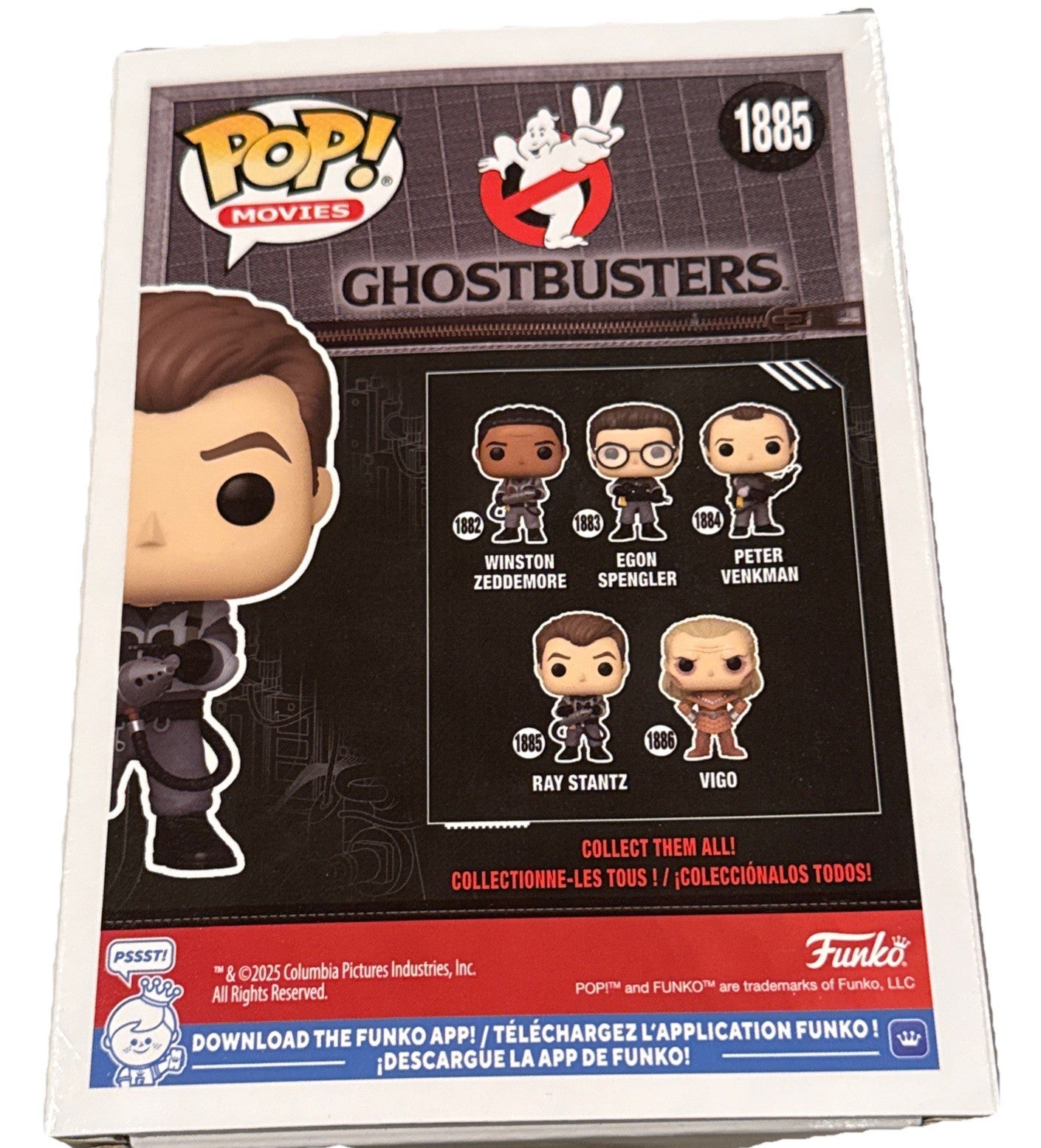 DAN AYKROYD signed (GHOSTBUSTERS) Ray Stantz Funko Pop #1885 BECKETT 3W041847