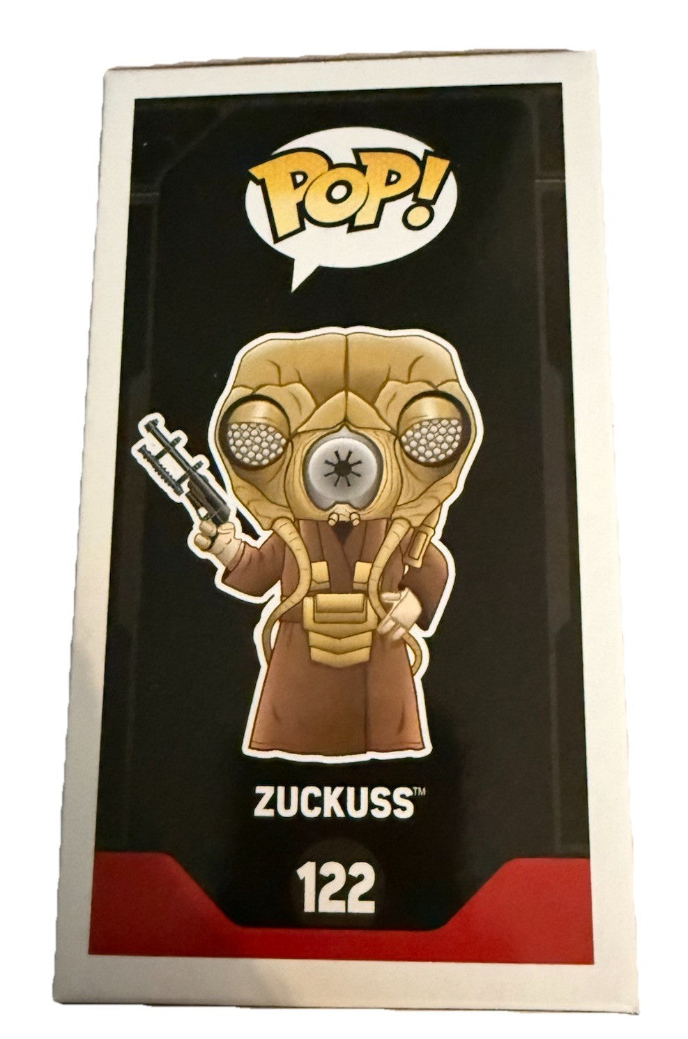 CATHERINE MUNROE signed (STAR WARS) Zuckuss Funko Pop #122 BECKETT BAS BQ90073