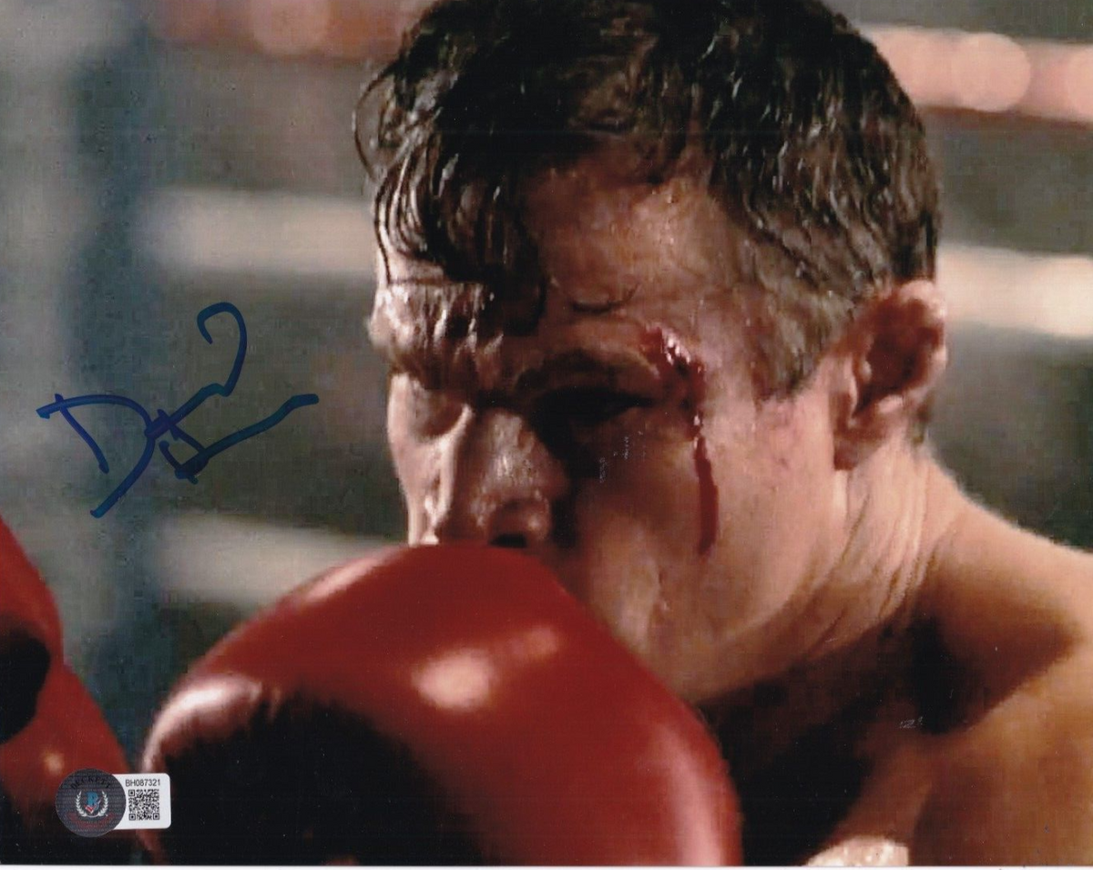 DAVID KEITH signed (DAREDEVIL) Jack Murdock movie 8X10 photo BECKETT BH087321