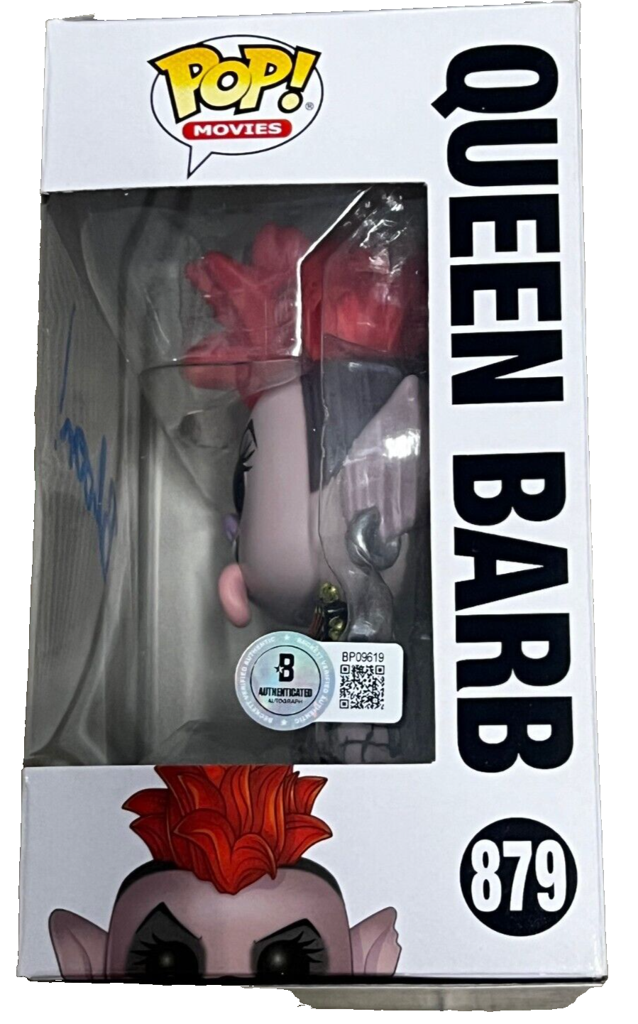 RACHEL BLOOM signed (TROLLS WORLD TOUR) Queen Barb Funko Pop 879 BECKETT BP09619