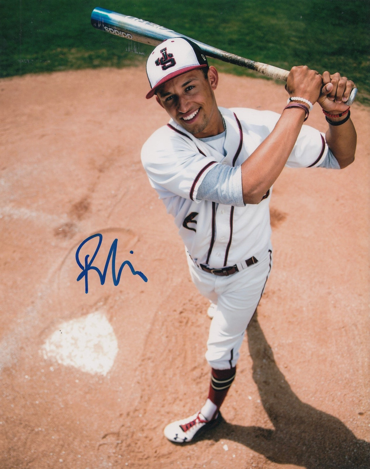 ROYCE LEWIS signed (MINNESOTA TWINS) baseball 8X10 photo W/COA #3