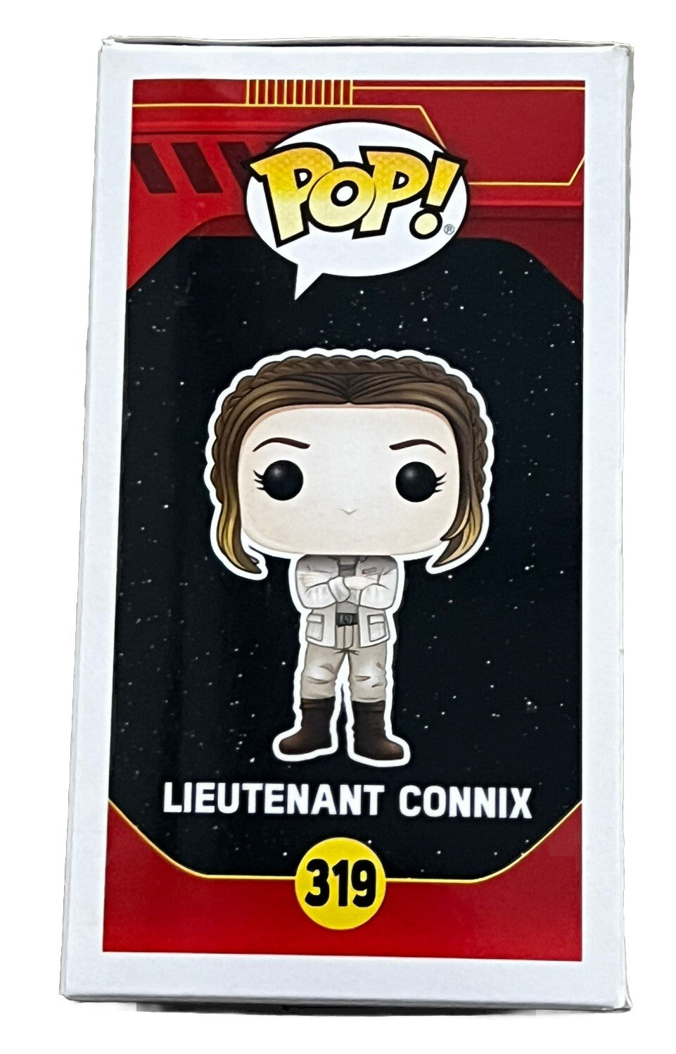 BILLIE LOURD signed (STAR WARS) Lieutenant Connix Funko Pop #319 PSA/DNA AO73829