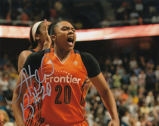 ALEX BENTLEY signed (CONNECTICUT SUN) PENN STATE  Basketball 8X10 photo W/COA #4