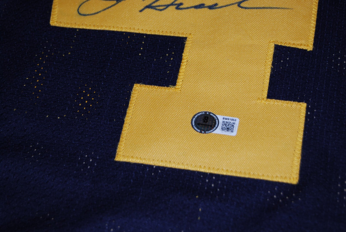 JIM HARBAUGH signed (MICHIGAN WOLVERINES) football jersey BECKETT BAS BW61053