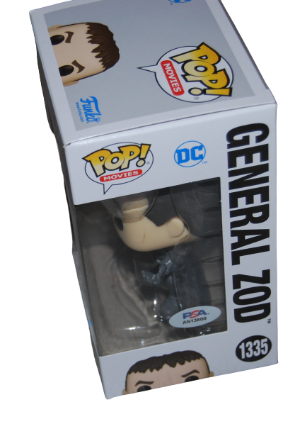 MICHAEL SHANNON signed (FLASH) GENERAL ZOD #1335 Funko Pop PSA/DNA AN13800