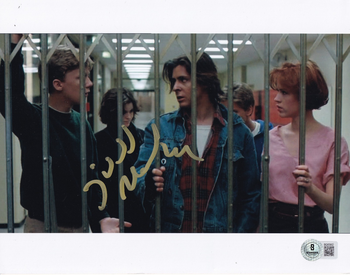 JUDD NELSON signed (BREAKFAST CLUB) John Bender 8X10 photo BECKETT BAS BQ83902