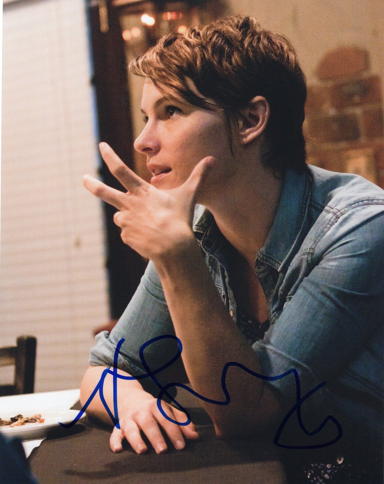 Amy Seimetz signed 9 Full Moons Movie 8x10 Photo w/COA A1 Frankie
