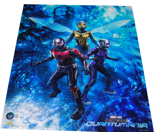 JONATHAN MAJORS signed (ANT-MAN and the WASP) Kang Movie 11X14 BECKETT BH058647