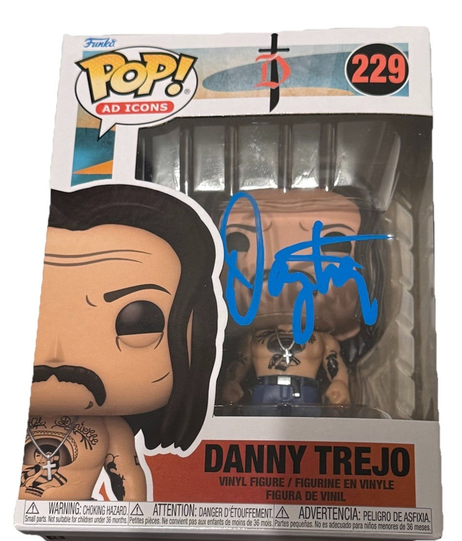 DANNY TREJO signed (POP AD ICONS) autographed #229 Funko Pop BECKETT BAS BU41117