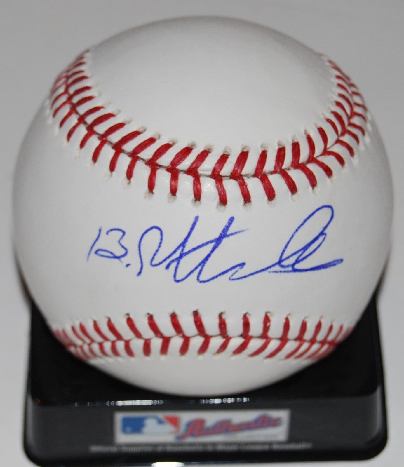BLAKE RUTHERFORD signed OML Major League baseball (CHICAGO WHITE SOX) W/COA