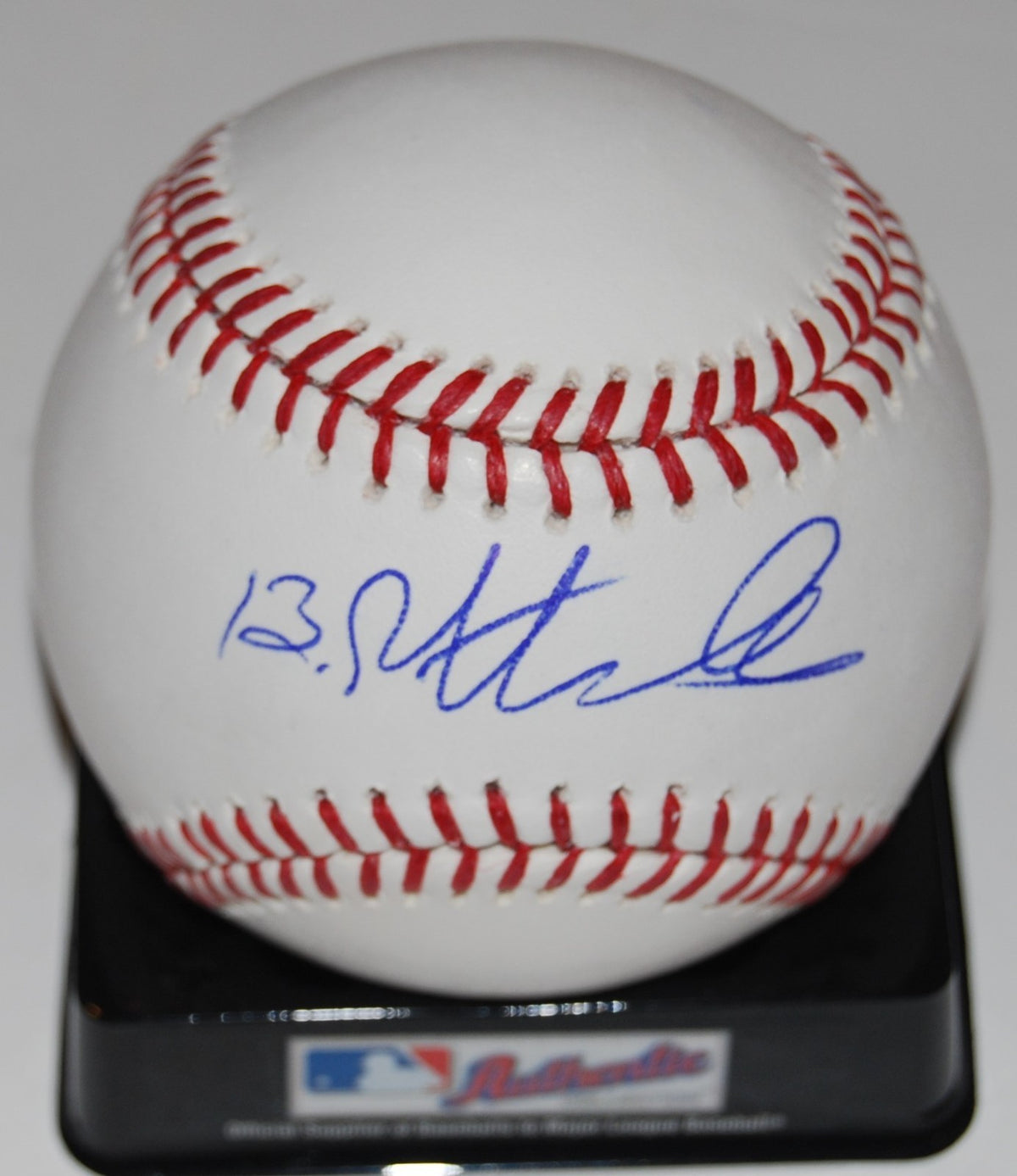 BLAKE RUTHERFORD signed OML Major League baseball (CHICAGO WHITE SOX) W/COA