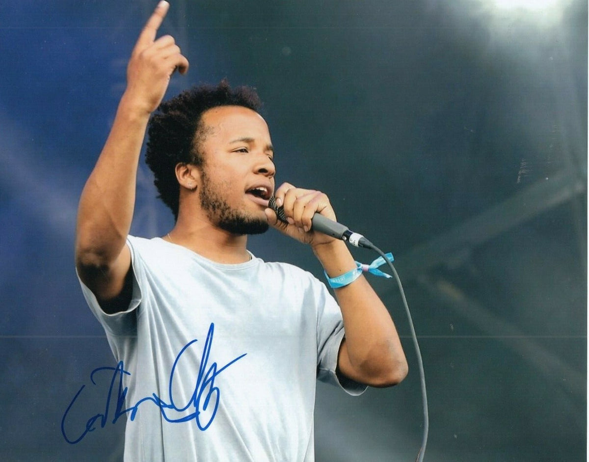 CAUTIOUS CLAY signed (BLOOD TYPE) Music Singer 8X10 photo *Cold War* W/COA #1