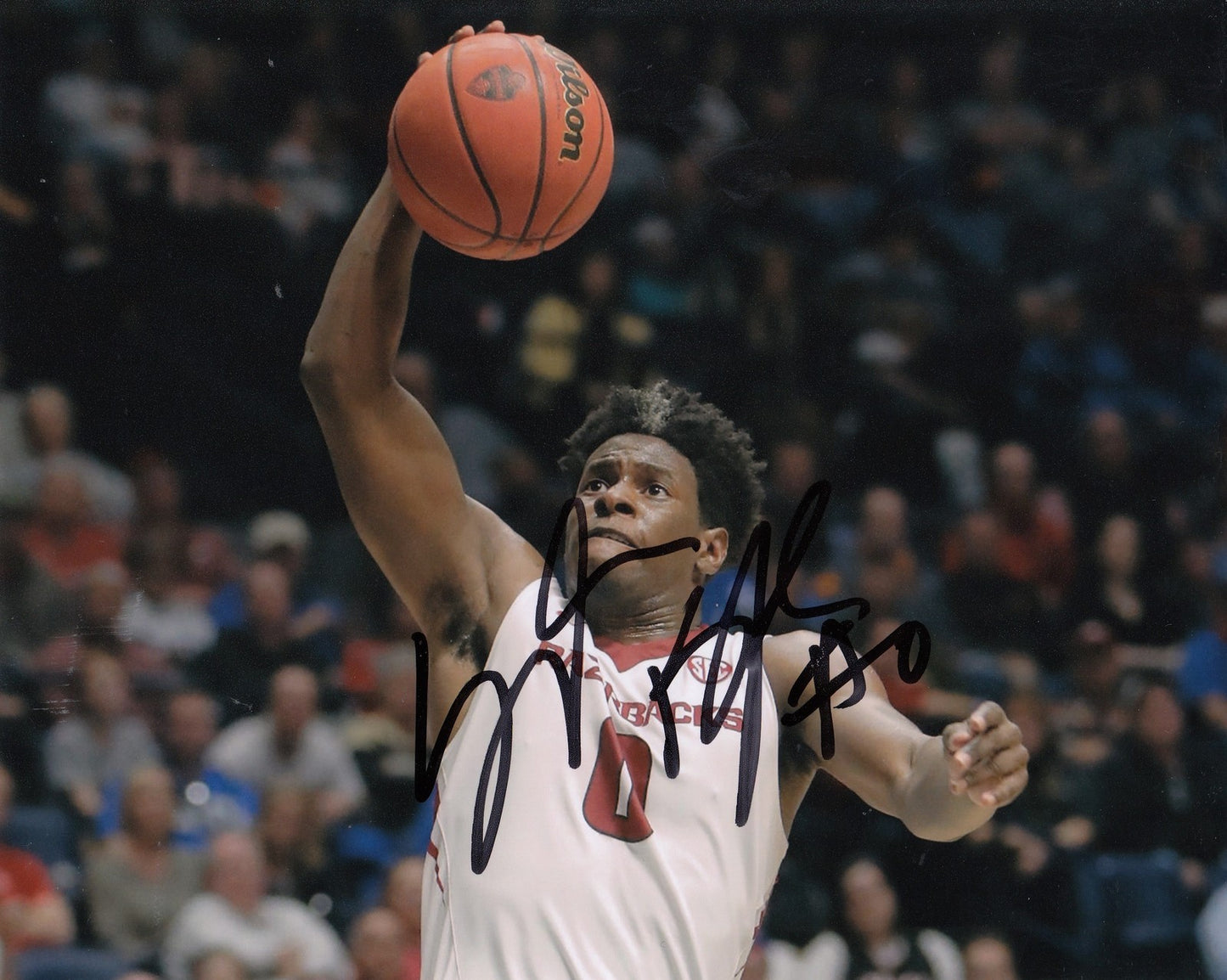 JAYLEN BARFORD signed (ARKANSAS RAZORBACKS) Basketball NBA 8X10 photo W/COA #5