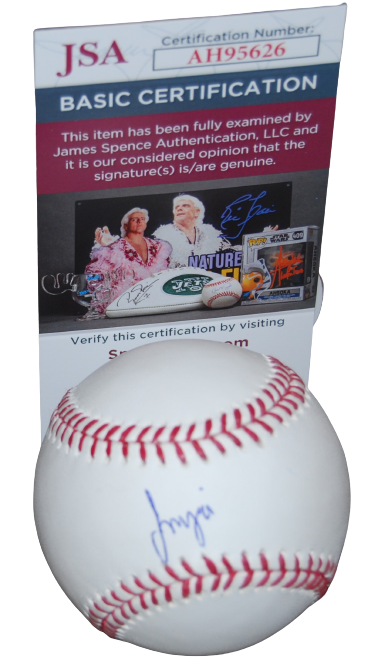 FRANCISCO MEJIA signed (TAMPA BAY RAYS) OML baseball JSA Authenticated AH95626
