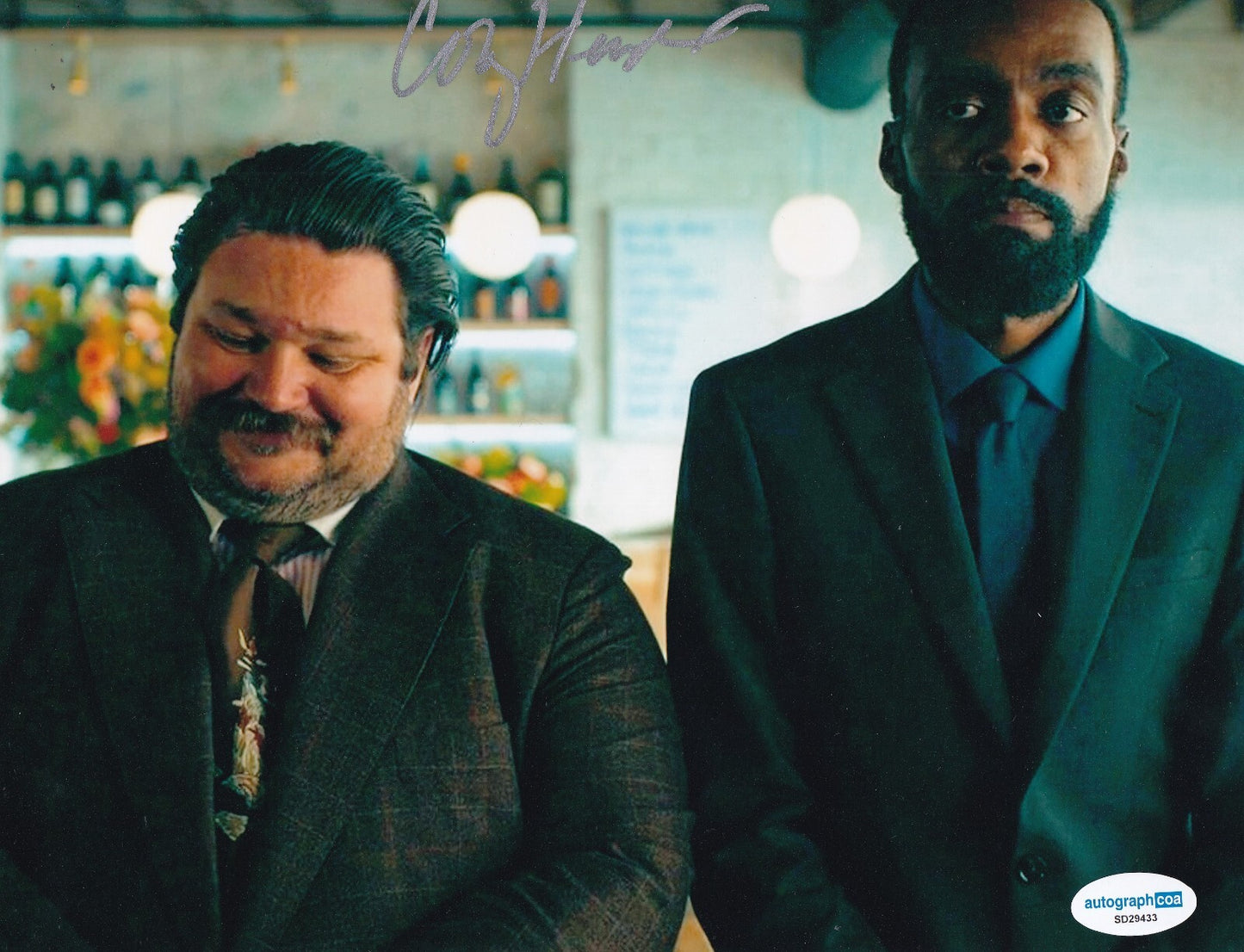 COREY HENDRIX signed (THE BEAR) Gary Sweeps Woods 8X10 photo ACOA SD29433