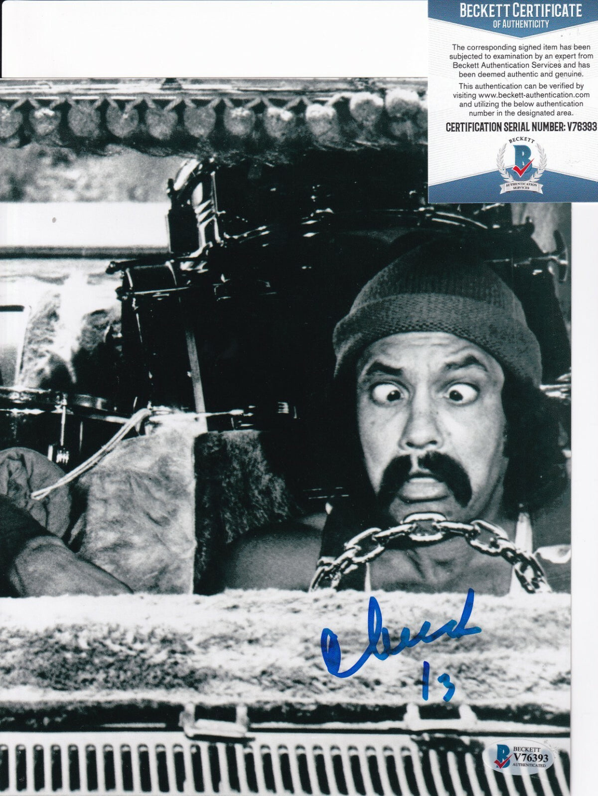 CHEECH MARIN signed (UP IN SMOKE) Pedro Movie 8X10 photo BECKETT BAS V76393