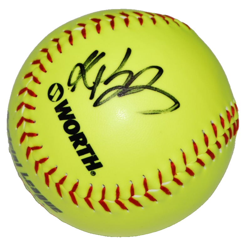 KARLYN PICKENS signed (TENNESSEE VOLS) AUSL Blaze softball BECKETT BAS BY085961