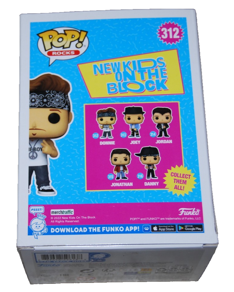DONNIE WAHLBERG signed (NEW KIDS ON THE BLOCK) #312 Funko Pop BECKETT BU41135