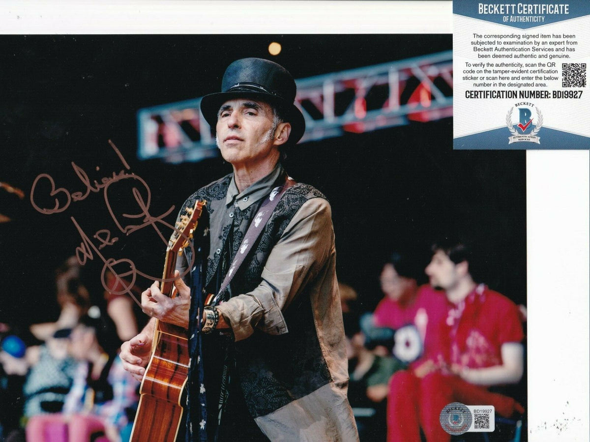 NILS LOFGREN signed (BRUCE SPRINGSTEEN E-STREET) 8X10 photo BECKETT BD19927