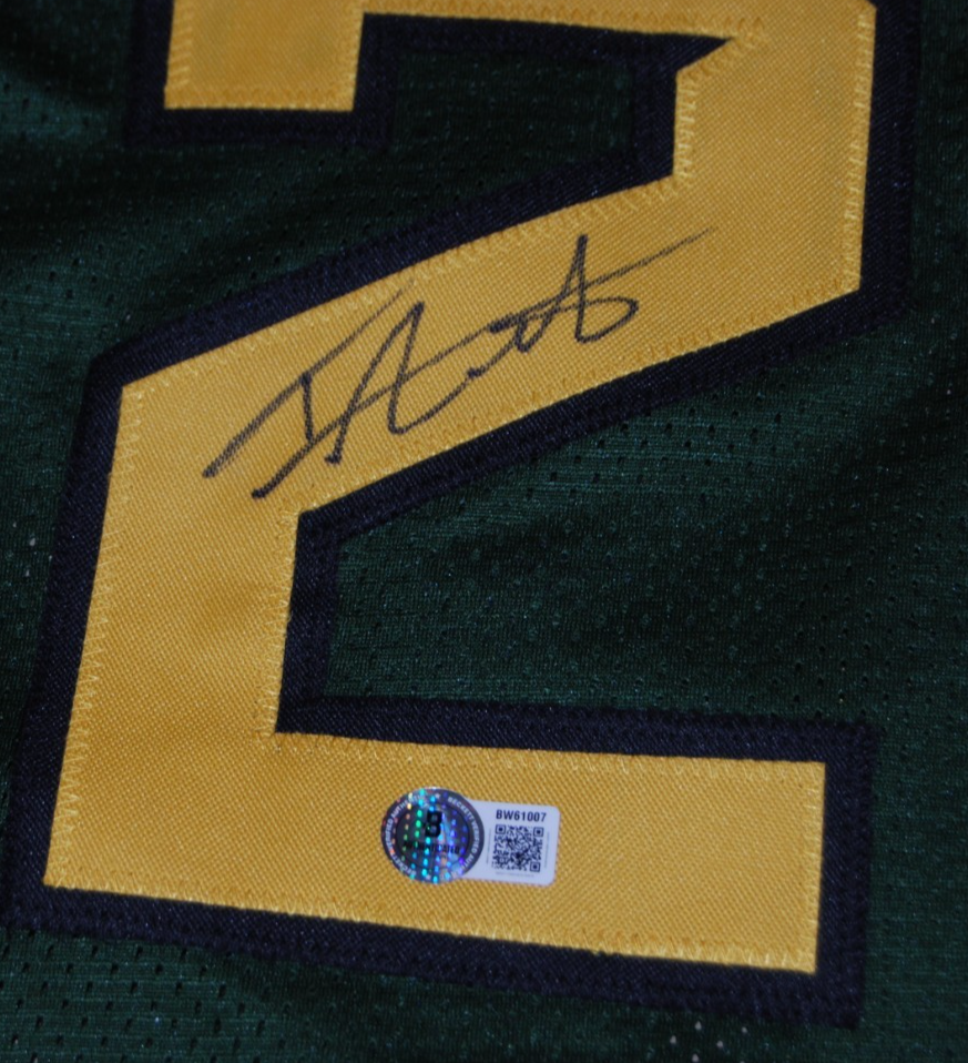 ISAIAH AUSTIN signed (BAYLOR BEARS) custom basketball jersey BECKETT BAS BW61007